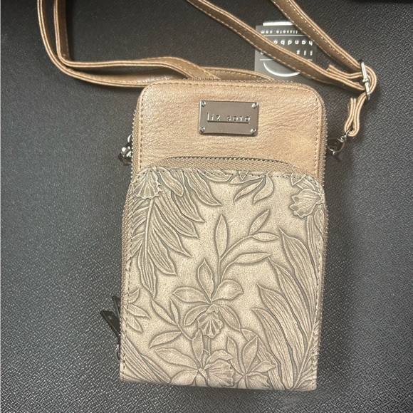 NWT! GINA 6 Zipper LEATHER Crossbody bag - Picture 2 of 7